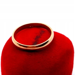 Złota obrączka 3mm Pr.585 W:2,61gr Roz.18 InterSKLEP