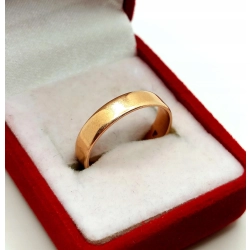Złota obrączka 4mm Pr.583 W:2,34gr roz.14 InterSKLEP