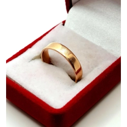 Złota obrączka 4mm Pr.583 W:2,34gr roz.14 InterSKLEP
