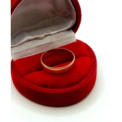 Złota obrączka 4mm Pr.583 W:2,34gr roz.14 InterSKLEP