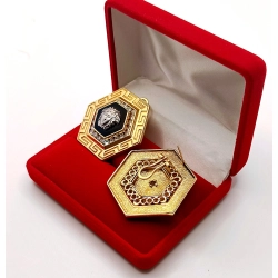 Złote kolczyki duże Pr.585 W:31,06gr Śred.3,8cm InterSKLEP