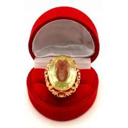 Złoty pierścionek landrynka żółta PR.585 W:12,76gr R.17 InterSKLEP