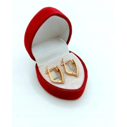 Złote kolczyki Pr.585 W:3,15gr Dł:1,5cm InterSKLEP