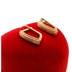 Złote kolczyki Pr.585 W:3,15gr Dł:1,5cm InterSKLEP