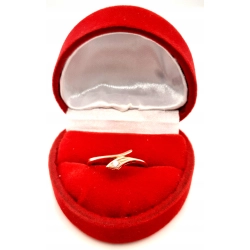 Złoty pierścionek z Cyrkonią PR.585 W:1,64gr R.14 InterSKLEP