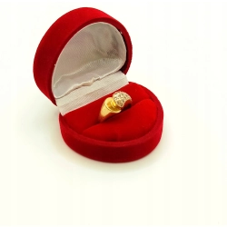 Złoty pierścionek z cyrkoniami Pr.585 W:3,28gr R.12 InterSKLEP