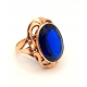 Złoty pierścionek landrynka niebieska PR.585 W:12,05gr R.15 InterSKLEP