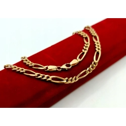 Złoty łańcuszek Figaro PR.585 W:20,65gr Dł.56cm InterSKLEP