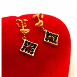 Złote kolczyki wiszące sztyft NOWE PR.585 W:1,83gr InterSKLEP