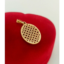 Złota zawieszka z cyrkoniami Ażurowa NOWA Pr.585 W:1,06gr InterSKLEP