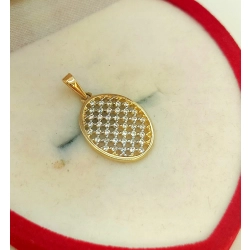 Złota zawieszka z cyrkoniami Ażurowa NOWA Pr.585 W:1,06gr InterSKLEP