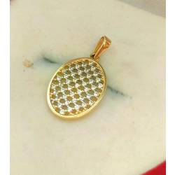 Złota zawieszka z cyrkoniami Ażurowa NOWA Pr.585 W:1,06gr InterSKLEP