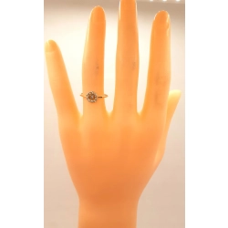 Złoty pierścionek Dwustronny PR.585 W:1gr R.12 InterSKLEP