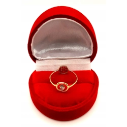 Złoty pierścionek Dwustronny PR.585 W:1gr R.12 InterSKLEP