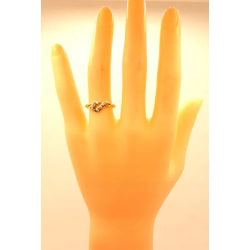 Złoty pierścionek z Cyrkoniami PR.585 W:1,62gr R.14 InterSKLEP