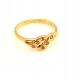Złoty pierścionek z Cyrkoniami PR.585 W:1,62gr R.14 InterSKLEP