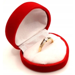 Złoty pierścionek z Cyrkoniami PR.585 W:2,27gr R.15 InterSKLEP