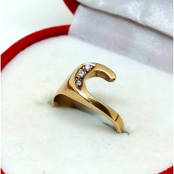 Złoty pierścionek z Cyrkoniami PR.333 W:3,04gr R.11 InterSKLEP