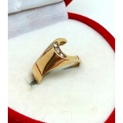 Złoty pierścionek z Cyrkoniami PR.333 W:3,04gr R.11 InterSKLEP