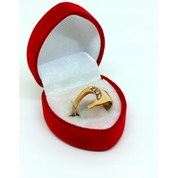 Złoty pierścionek z Cyrkoniami PR.333 W:3,04gr R.11 InterSKLEP