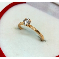 Złoty pierścionek z Cyrkonią PR.585 W:2,02gr R.13 InterSKLEP