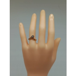 Złoty pierścionek z Cyrkonią PR.585 W:2,45gr R.13 InterSKLEP