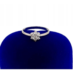 Złoty pierścionek z Cyrkoniami PR.585 W:1,57gr R.12 InterSKLEP