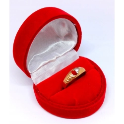 Złoty pierścionek Cyrkonia PR.583 W:1,64gr R.13 .