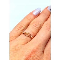 Złoty pierścionek PR.585 W;1,63 R.12 .