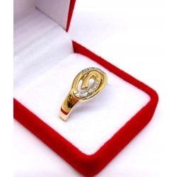 Złoty pierścionek PR.585 W:3,69 R.12 .