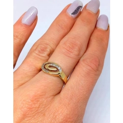 Złoty pierścionek PR.585 W:3,69 R.12 .