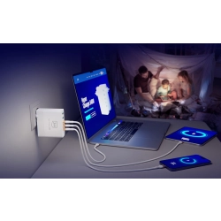 Ładowarka sieciowa 3mk 3xUSB-C+2xUSB-A uniwersalna 5000 mA 20 V biała