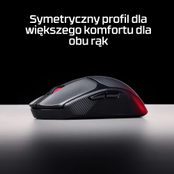 Myszka bezprzewodowa HyperX Pulsefire Fuse sensor optyczny czarny