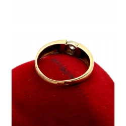 Złoty pierścionek z Cyrkonią PR.585 W:2,51gr R.11 InterSKLEP
