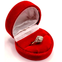 Złoty pierścionek z Brylantem i Diamentami PR.750 W:2,55gr R.12 InterSKLEP