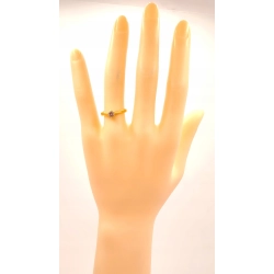 Złoty pierścionek z Diamentem 0,20ct PR.750 W:2,25gr R.12 InterSKLEP