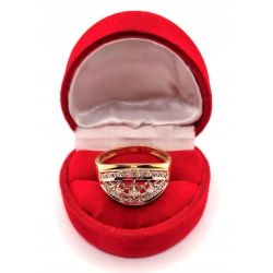 Złoty pierścionek z Diamentami i Brylantami PR.585 W:4,28gr R.25 InterSKLEP