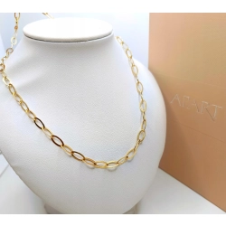 Złoty łańcuszek naszyjnik Pr.375 W:5,48gr Dł:45cm