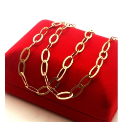 Złoty łańcuszek naszyjnik Pr.375 W:5,48gr Dł:45cm