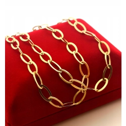 Złoty łańcuszek naszyjnik Pr.375 W:5,48gr Dł:45cm