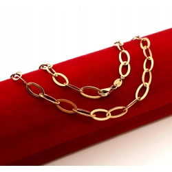 Złoty łańcuszek naszyjnik Pr.375 W:5,48gr Dł:45cm