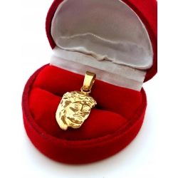 Złota zawieszka Jezus Chrystus Pr.585 W:2,33gr