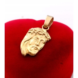 Złota zawieszka Jezus Chrystus Pr.585 W:2,33gr