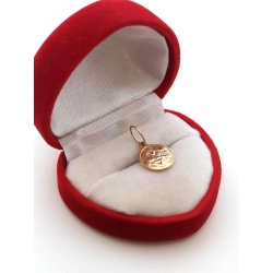 Złota zawieszka medalik Matka Boska Karmiąca Pr.585 W:0,92gr