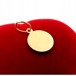 Złota zawieszka medalik Matka Boska Karmiąca Pr.585 W:0,92gr