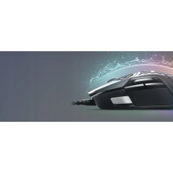 Mysz SteelSeries Aerox 5 USB RGB gamingowa lekka czarna przewodowa InterSK