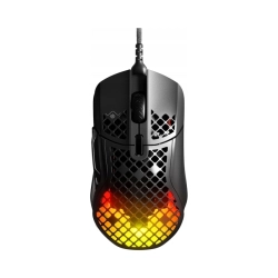 Mysz SteelSeries Aerox 5 USB RGB gamingowa lekka czarna przewodowa InterSK