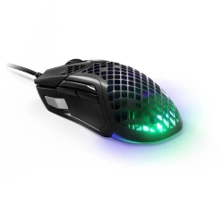 Mysz SteelSeries Aerox 5 USB RGB gamingowa lekka czarna przewodowa InterSK