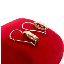 Złote kolczyki wiszące ażurowe Pr.583 W:2,12gr Dł:2cm Zapięcie angielskie