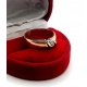 Złoty pierścionek, obrączka z Diamentem 0,17ct Pr.750 W:6,33gr Roz.13